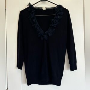 Navy j crew top